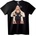 NOONEBRAND Тениска Kamelia с издържан дизайн - S, Black