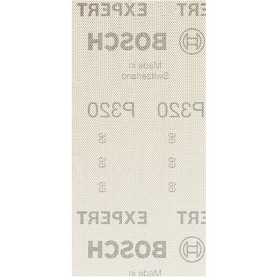 BOSCH Brusná mřížka EXPERT M480 pro vibrační brusky 93 × 186 mm, G 320, 50 ks 2608900759