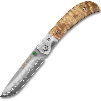 EDC Dellinger Scorpion Maple Burlwood, San Mai SKD11