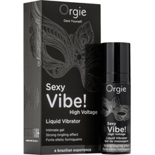 Orgie Sexy Vibe High Voltage Intense Stimulating Liquid Vibrator for Women and Men 15ml