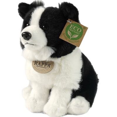Плюшена играчка Rappa Soft Collection - Бордър Коли, седяща, 23 cm (250789)