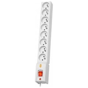 Lestar surge protection strip LX 810, 1L, 5m, grey