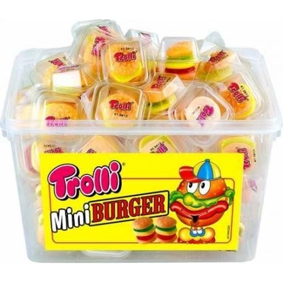 Trolli mini Burger želé ovocné 60 x 9 g