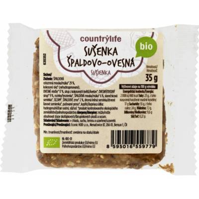 Country Life Bio Sušienka špaldovo-ovsená 35 g