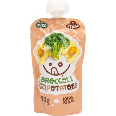 OVKO Bio kapsička brokolice s bramborami 90 g
