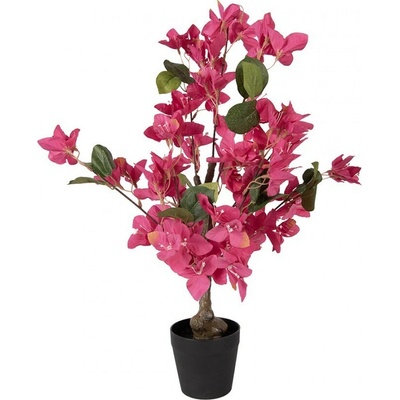 Stromek s růžovými květy Bougainvillea Tree - 25*25*60 cm - Clayre & Eef