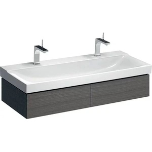 Geberit Долен шкаф за окачен умивалник Geberit Xeno2 сиво 2 чекмеджета 118 см (500.517.43.1)