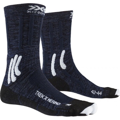 X-Bionic TREK X MERINO 4.0 trekové vlnené ponožky modrá
