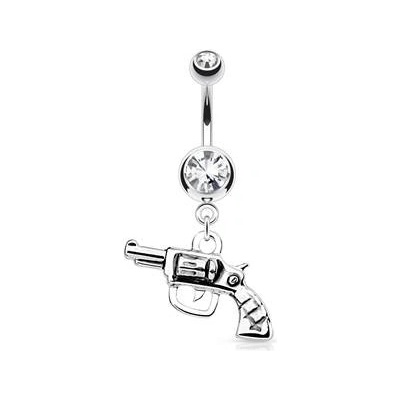 Šperky4U piercing do pupíku revolver WP01309