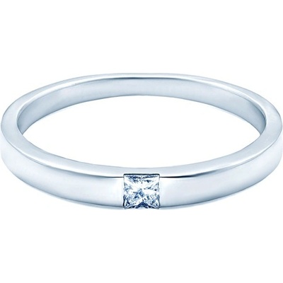 Savicki Zásnubný prsteň biele zlato diamant Z430