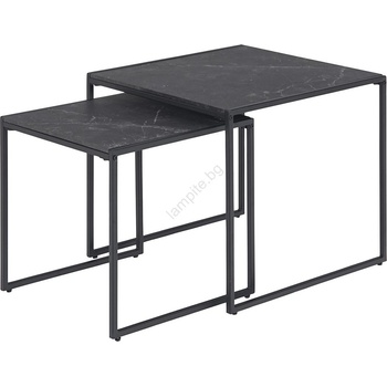 Actona Комплект от 2 холни маси alma, антрацит (ao0063)