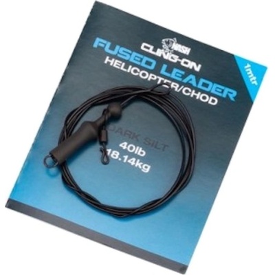 Nash Hotová montáž Cling-On Fused Helicopter Silt Leader 18,14 kg 1 m