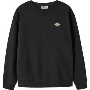 NAME IT Детски пуловер Name it Kid's L/S Relax Sweatshirt Jumper - Black - размер 146/152 (EU) (704-6363-0112)