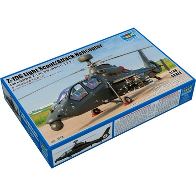 Trumpeter Z-19G Light Scout/Attack Helicopter 1:48