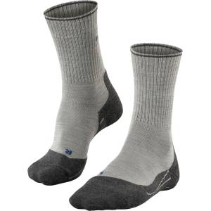 Falke Мъжки туристически чорапи Falke TK2 Wool Silk Walking socks - Light Grey - размер 46-48 (EU) (201-1710-0214)