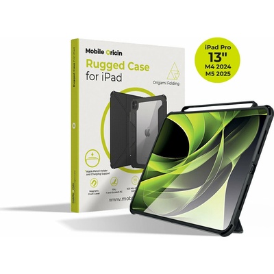 Mobile Origin Rugged Case iPad 13 M4 2024 RCIPP-13-2024-BLK