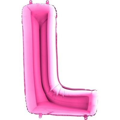 Grabo Balónek fóliový písmeno růžové L 102 cm