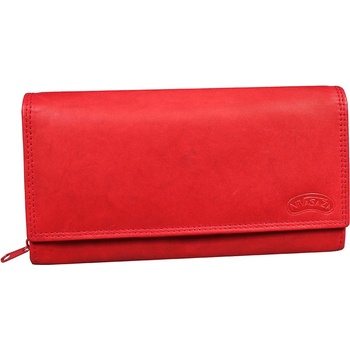 Nivasaža Dámská kožená peněženka N10 MTH R červená