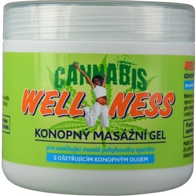 Vivaco Wellness masážny gél Cannabis 500 ml