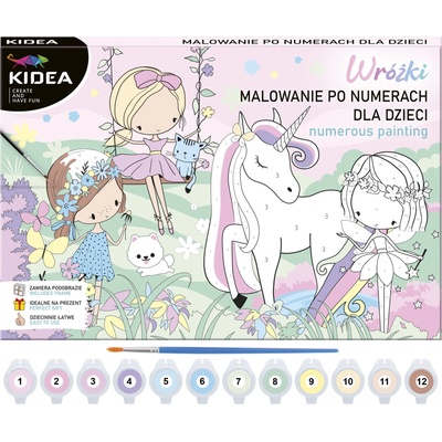 kidea - Рисуване по номера Еднорози и феи 91805