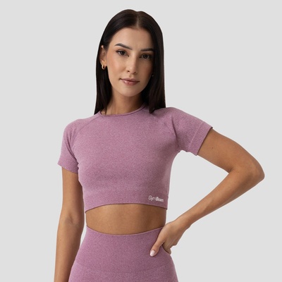 GymBeam Дамски топ FLO Crop Top Violet XL