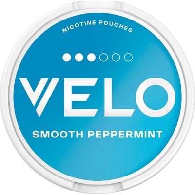 Velo Smooth Peppermint 3 dots 10 mg/g 20 vrecúšok