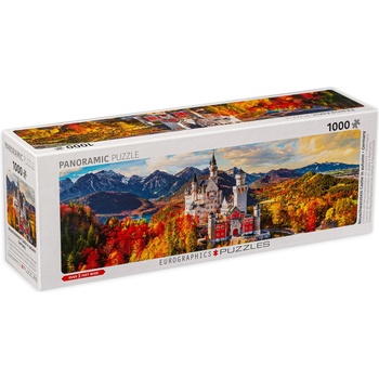 EUROGRAPHICS Панорамен пъзел Eurographics от 1000 части - Замъкът Нойшванщайн през есента (60105444)