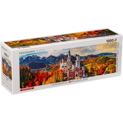 EUROGRAPHICS Панорамен пъзел Eurographics от 1000 части - Замъкът Нойшванщайн през есента (60105444)
