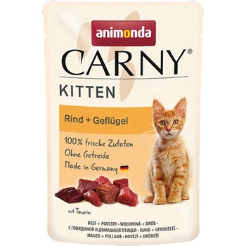 Animonda CARNY Cat Kitten говеждо + птиче 85 г