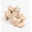 Moda Trend Дамски чехли с ток - Бежови #367377 (367377_Бежов)