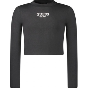 Guess jeans Тениска с дълъг ръкав за момичета guess jeans, Размер 14a, Цвят Черен (j4yi49kbzp4_nejblk)