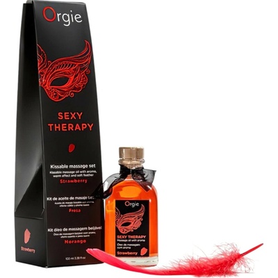 Orgie Lips massage oil Strawberry 100 ml