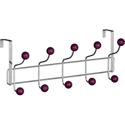 Premier Housewares Метална закачалка за врата в цвят бордо-сребро 41 cm - Premier Housewares (0509733)