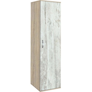 Bogdan Furniture G Еднокрилен гардероб Мебели Богдан Модел bm-ava1, кристал със сонома