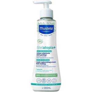 Mustela Stelatopia+ Липидовъзстановяващ крем за много суха до атопична кожа 150 ml Лосион за тяло