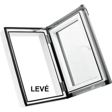 Skylight Střešní výlez LOFT 66x98 Šedá RAL 7043 Levé