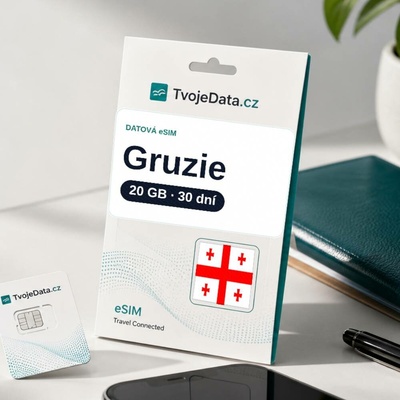 eSIM Gruzie 20 GB / 29 dní