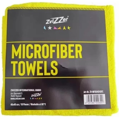 ZviZZer Microfiber Towels Yellow 40 x 40 cm 10 ks