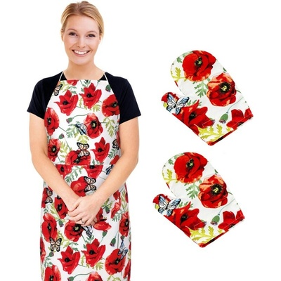 Bellatex Kuchyňská zástěra+chňapka 2ks BERTA