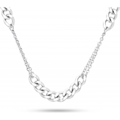 Biju Řetízek z chirurgické oceli 5127-1, kombinace dvou řetízků 3001633