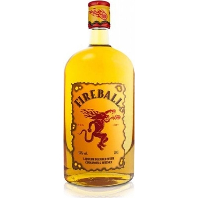 Fireball Cinnamon Whisky Likér 33% 0,7 l (čistá fľaša)