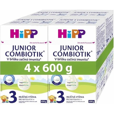 HiPP 3 Combiotik 4× 600 g – Zbozi.Blesk.cz