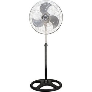 Muhler Вентилатор на стойка 16''Muhler FM-6116D, Индустриален, Мощност 50W, 3 скорости, Осцилация, Черен (KT-651069)