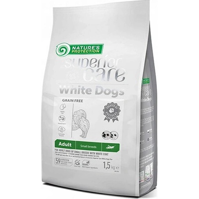 Nature's Protection Superior Care White Dog Grain Free Insect Adult Small Breeds 1,5 kg
