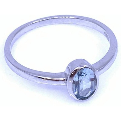 Jan Kos jewellery Stříbrný prsten s topazem MHT 8166 S257