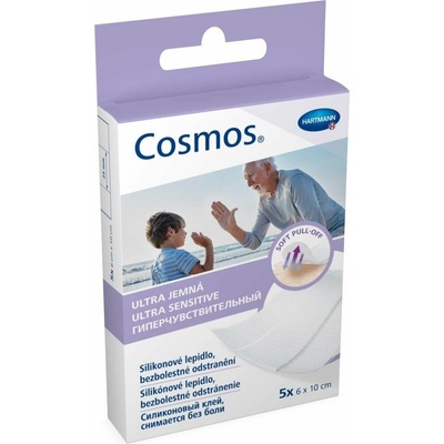 Cosmos Soft Silicone ultra jemná náplast 6 x 10 cm 5 ks