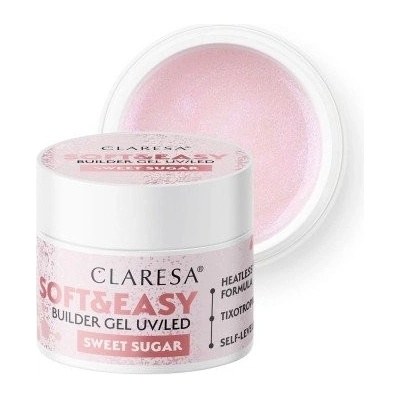 Claresa stavební gel na nehty SWEET SUGAR 90 g