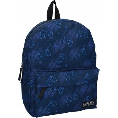 Jednokomorový Batoh Vadobag Scooter pro chlapce v modré barvě
