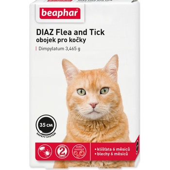 Beaphar Diaz Antiparazitný obojok pre mačky 35 cm