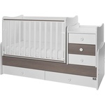 Lorelli Легло Lorelli - Maxi Plus, 3Box, 70 х 160 cm, бяло/кафе (10150580042P) - ozone